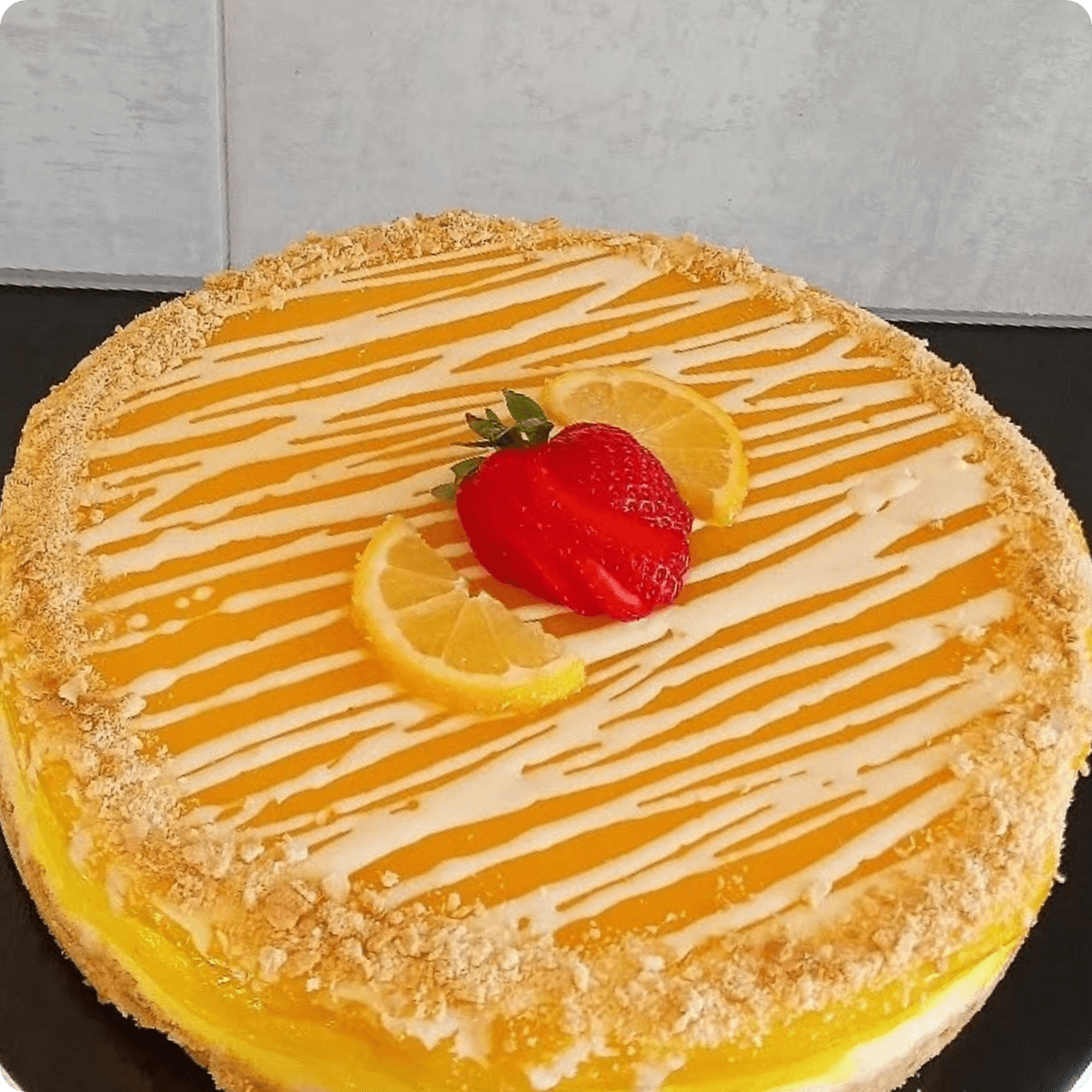 Frisk Citroncheesecake